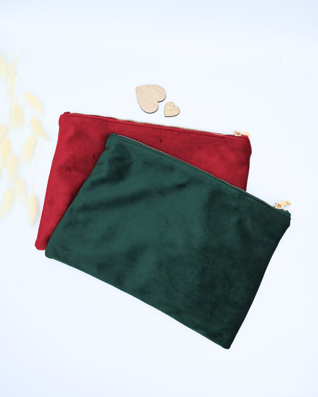 Elegante Samt-Tasche